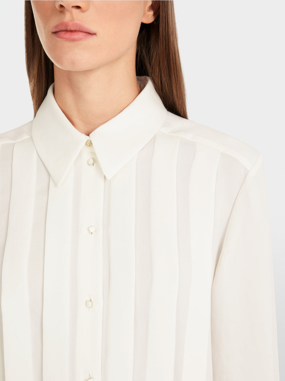 MarcCain Rethink Together Blouse with Pleats