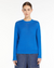 Linen Yarn Sweater - Cornflower