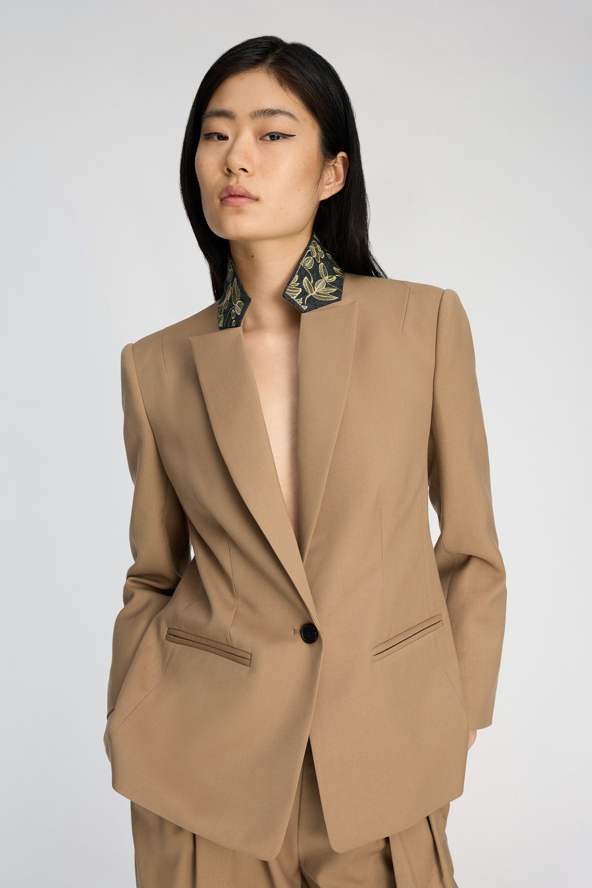 MUNTHE bineeta camel blazer