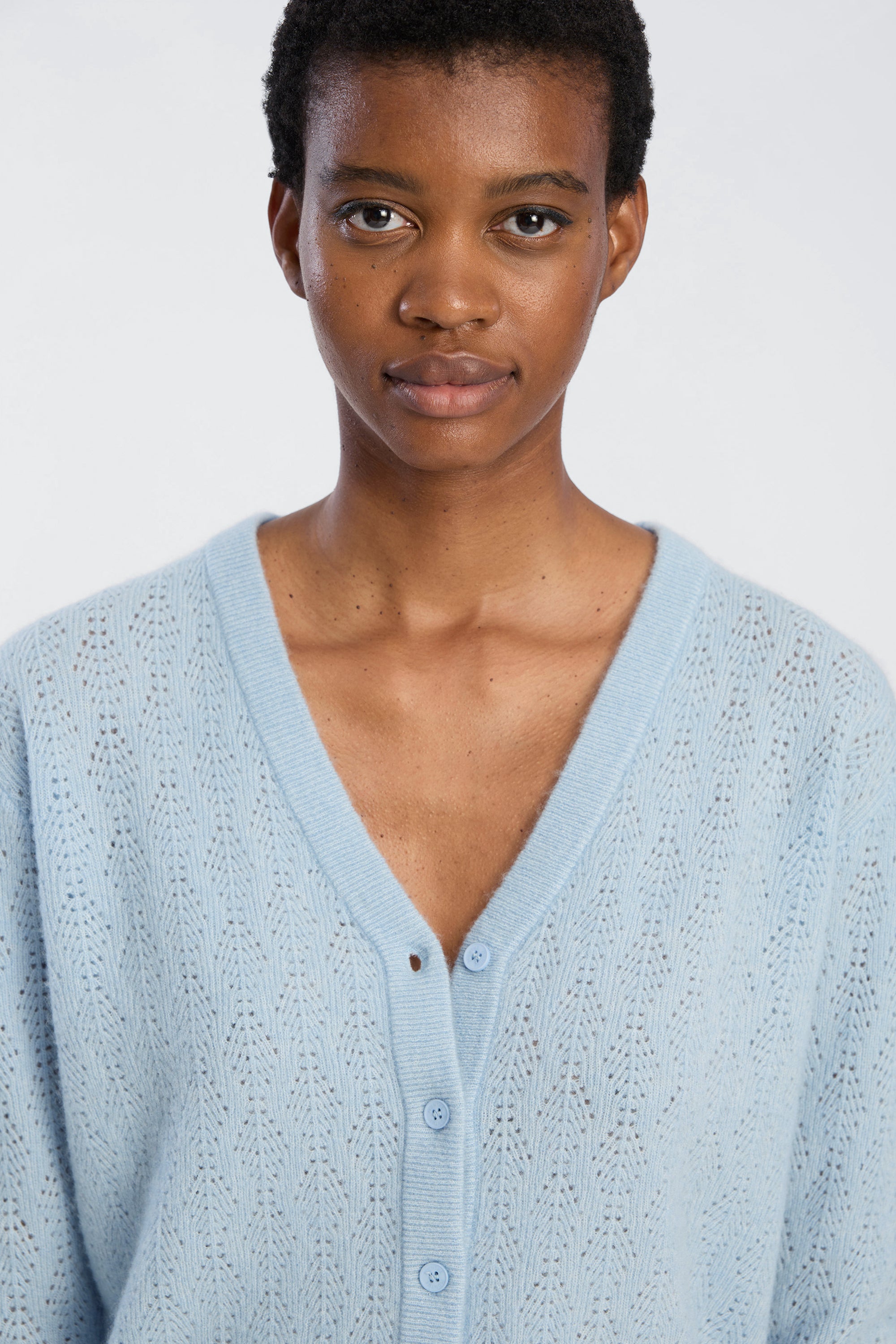 MUNTHE Byrd laine wool and cashmere cardigan