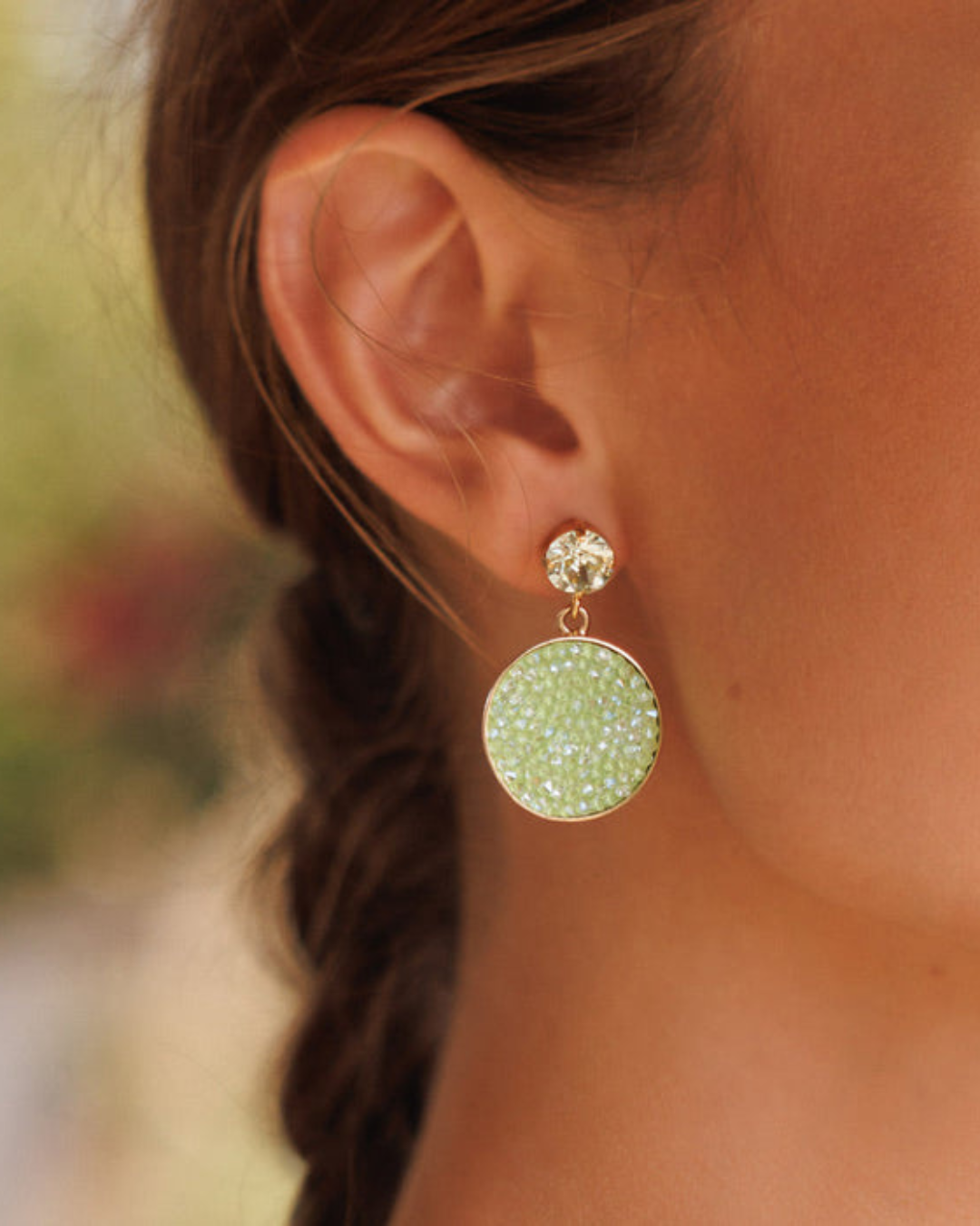 Chloe Earrings Chrysolite Isobel.ie