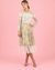 Emilia floral printed dress with lace trim – Multi