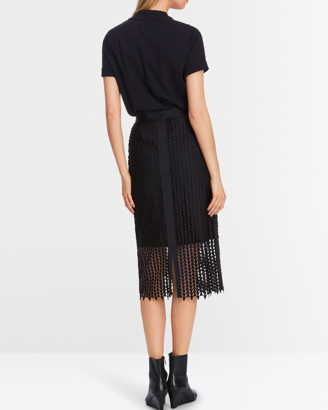 Openwork skirt