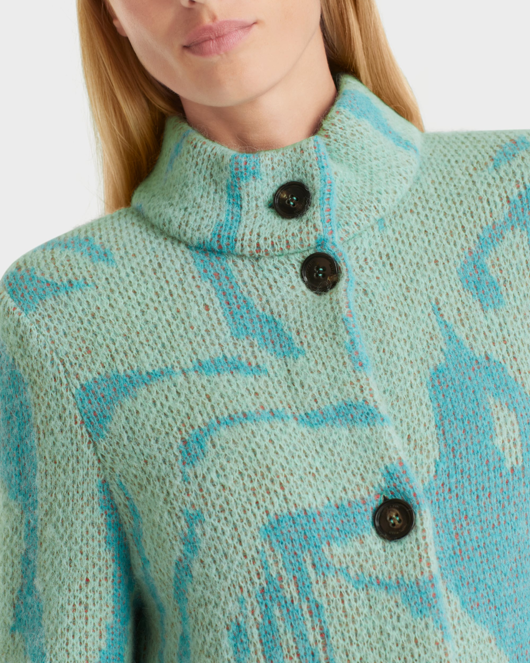 Coat Knitted in Germany - soft malachite