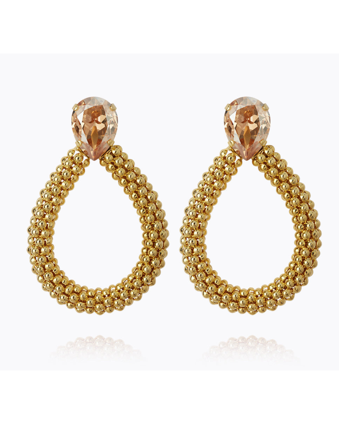 Classic Rope Earrings / Golden Shadow