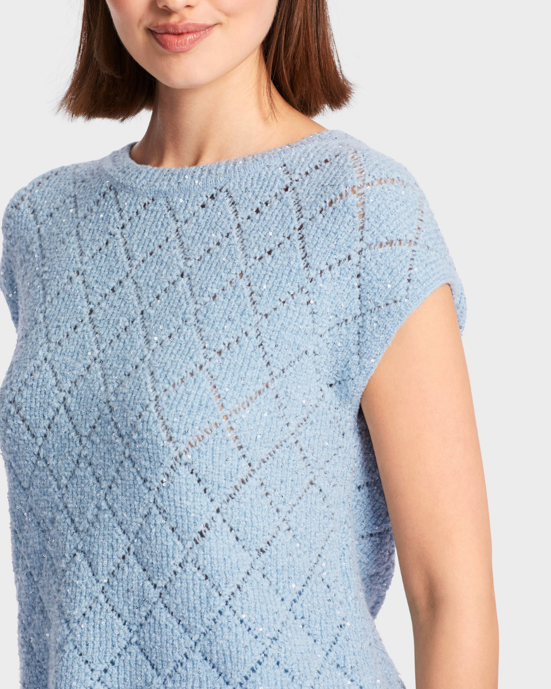 Diamond pullover Knitted in Germany