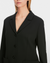 Blazer with structured outer material