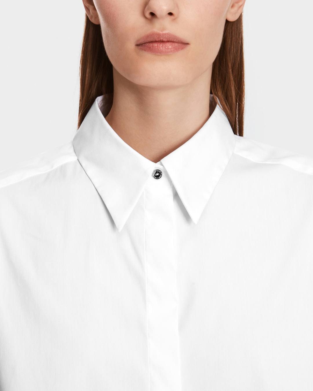 Stretch cotton shirt blouse