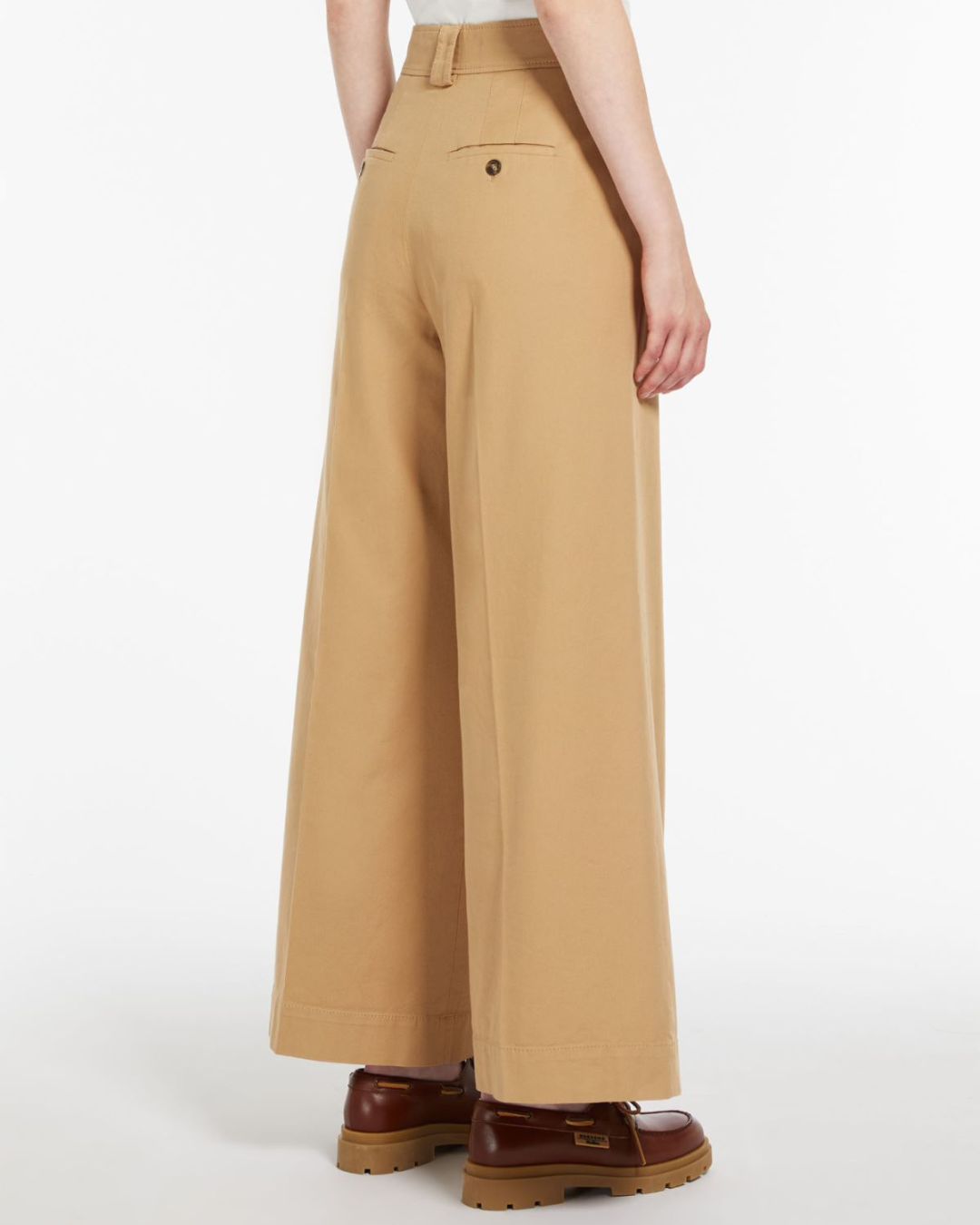 Wide-fit Cotton Trousers