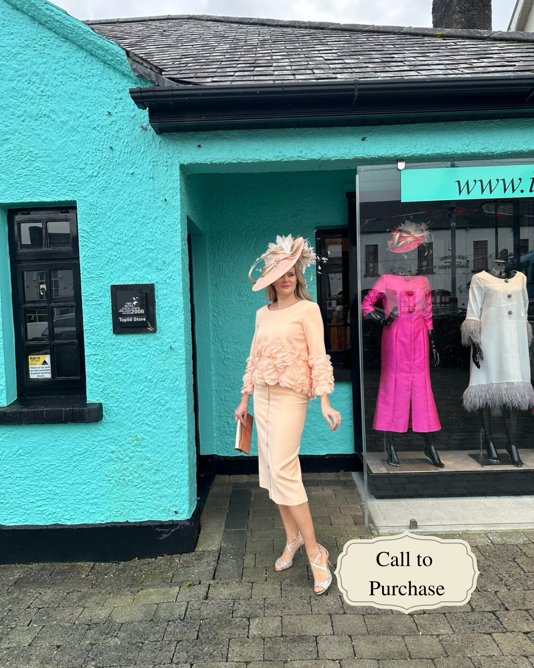 Crepe Pencil Style Dress With Matching Jacket