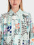 MarcCain Shirt dress in printed silk