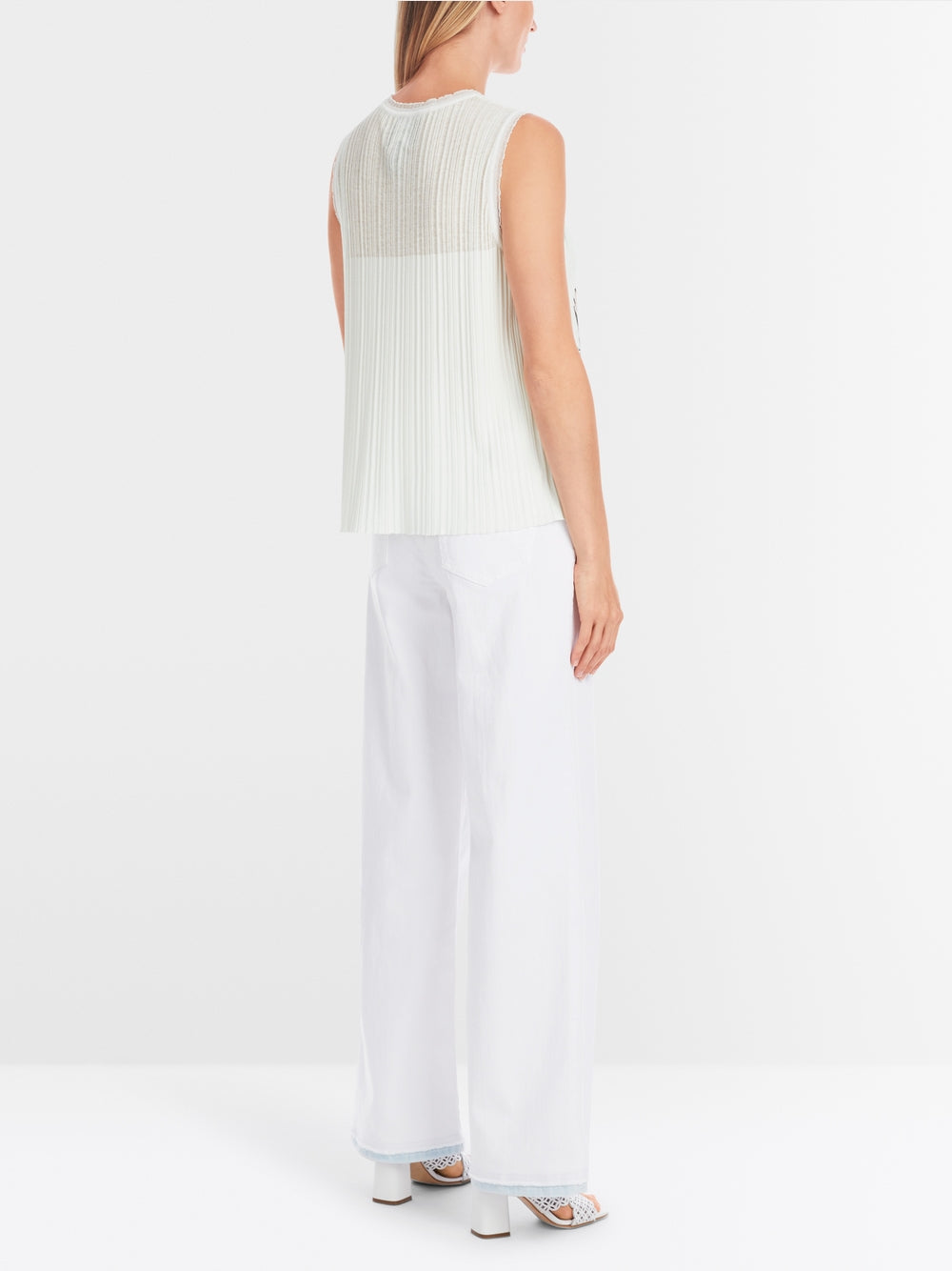 MarcCain Knitted in Germany top with print