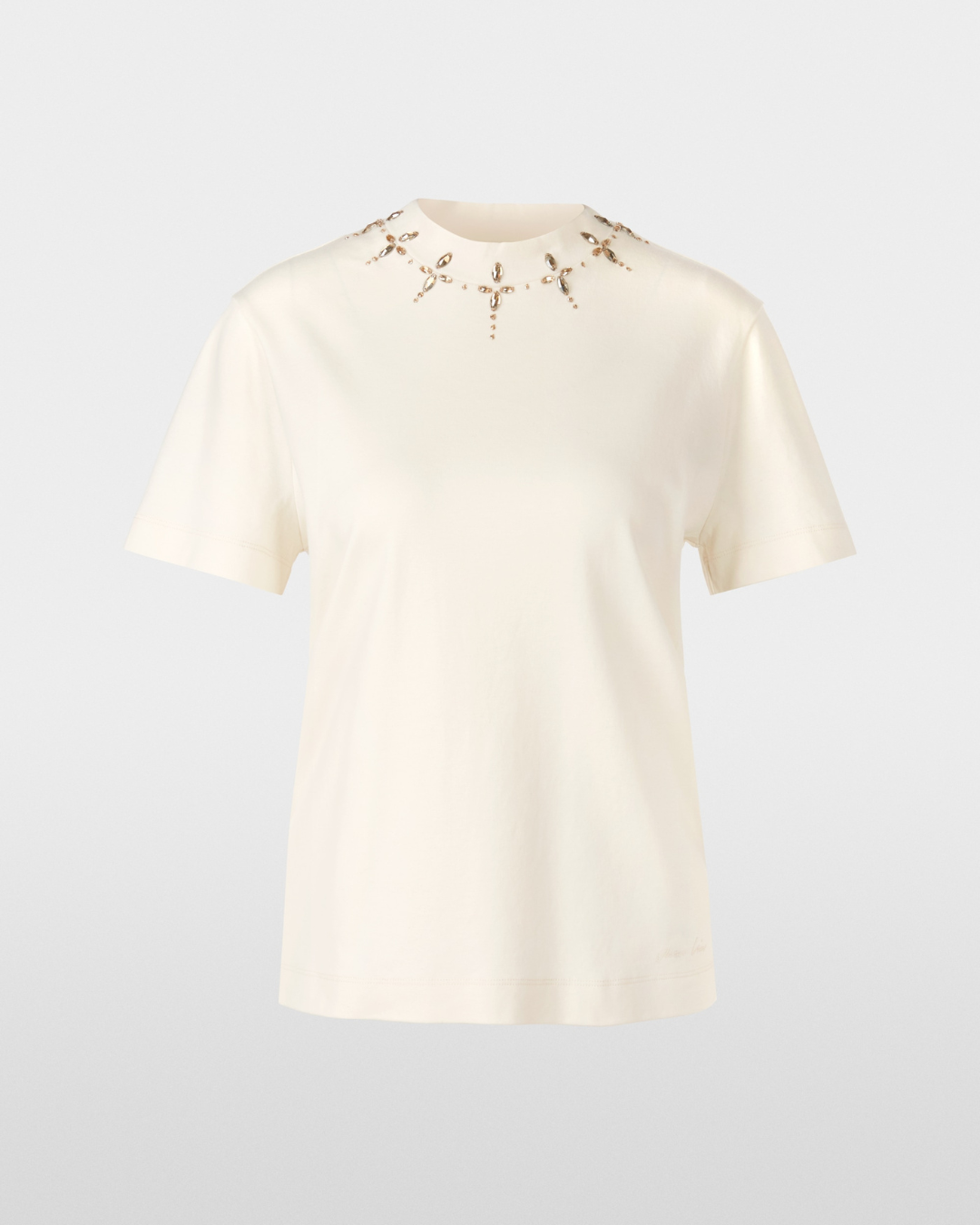 T-shirt with rhinestone details