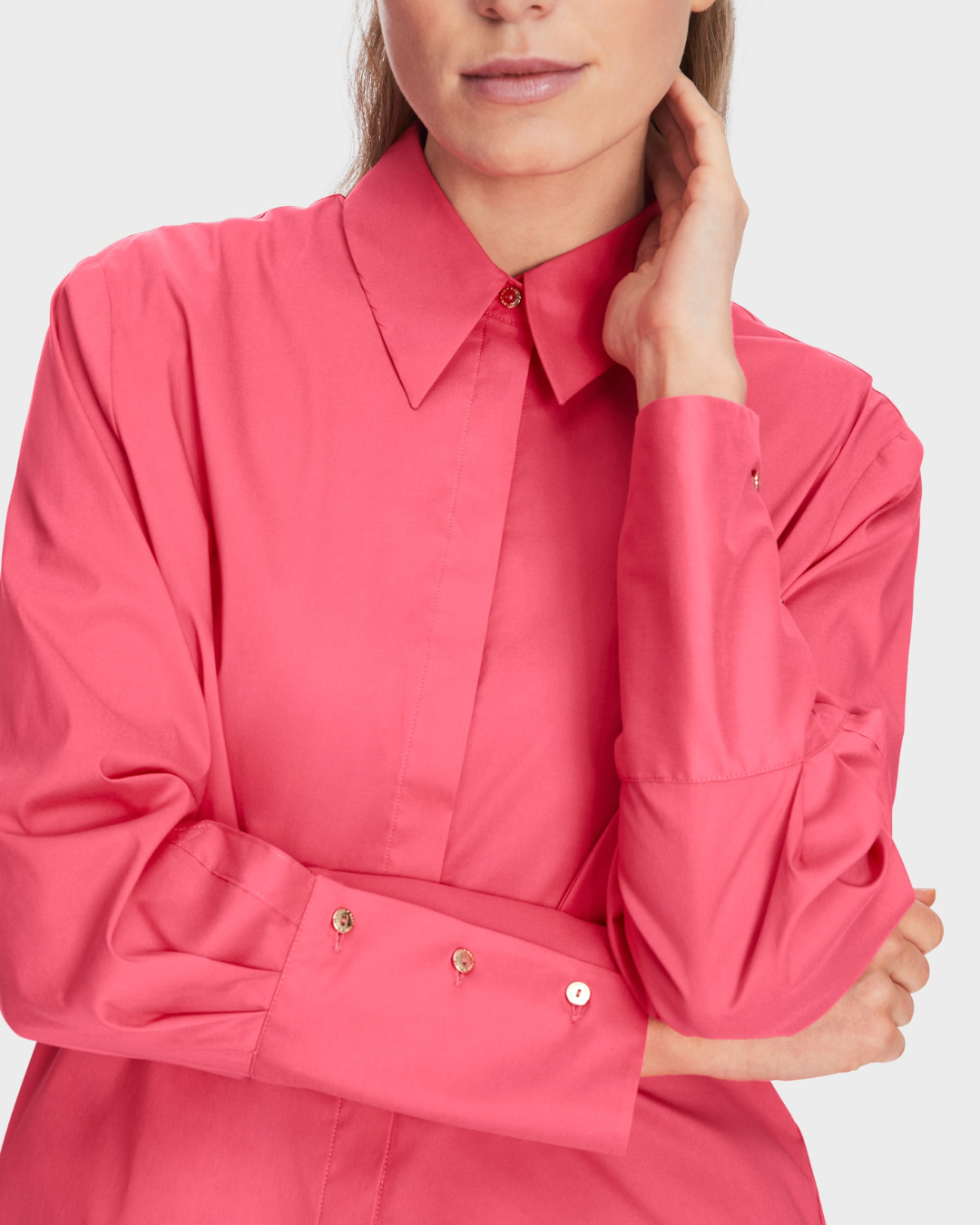 Blouse with Wide Cuff Sleeve