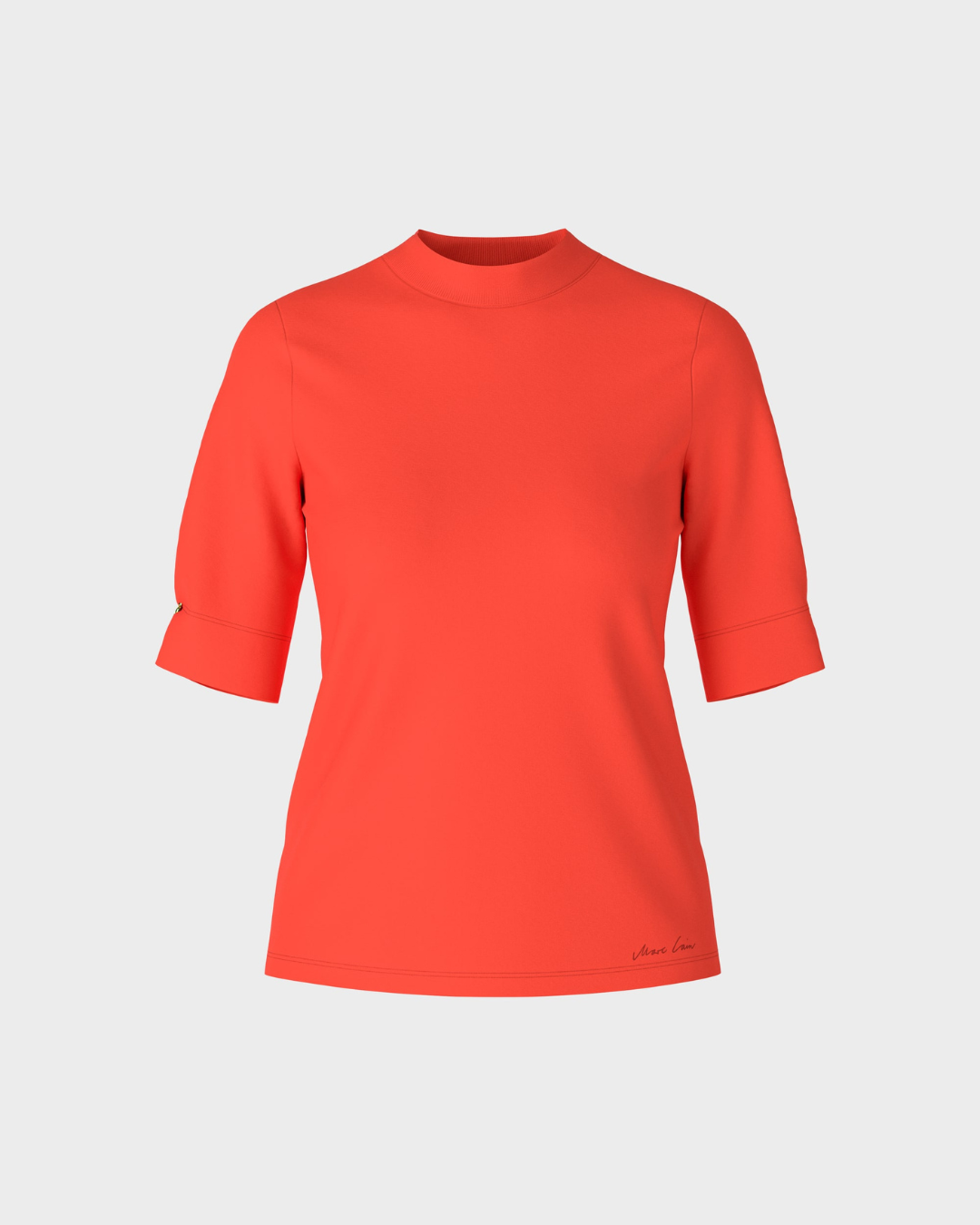 T-shirt with half-length sleeves