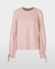 Sweatshirt with pleated sleeves