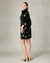 Fee G Astrid-short beaded dress-black