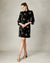 Fee G Astrid-short beaded dress-black