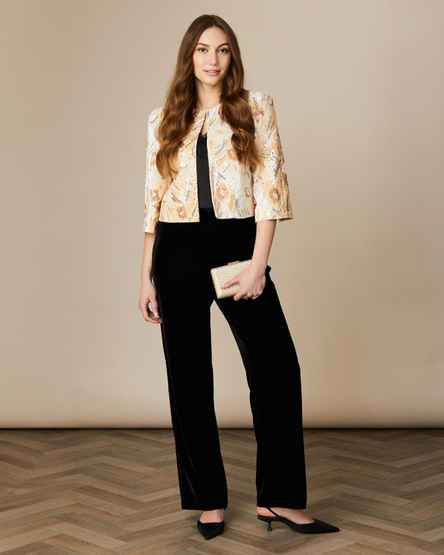 Fee G Athena- beaded short jacket