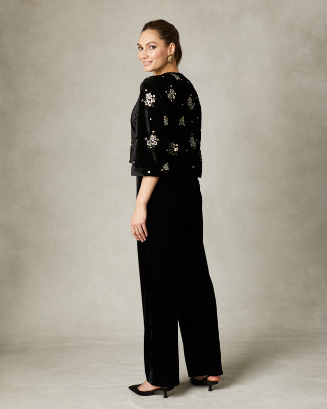 Fee G Athena-beaded short jacket