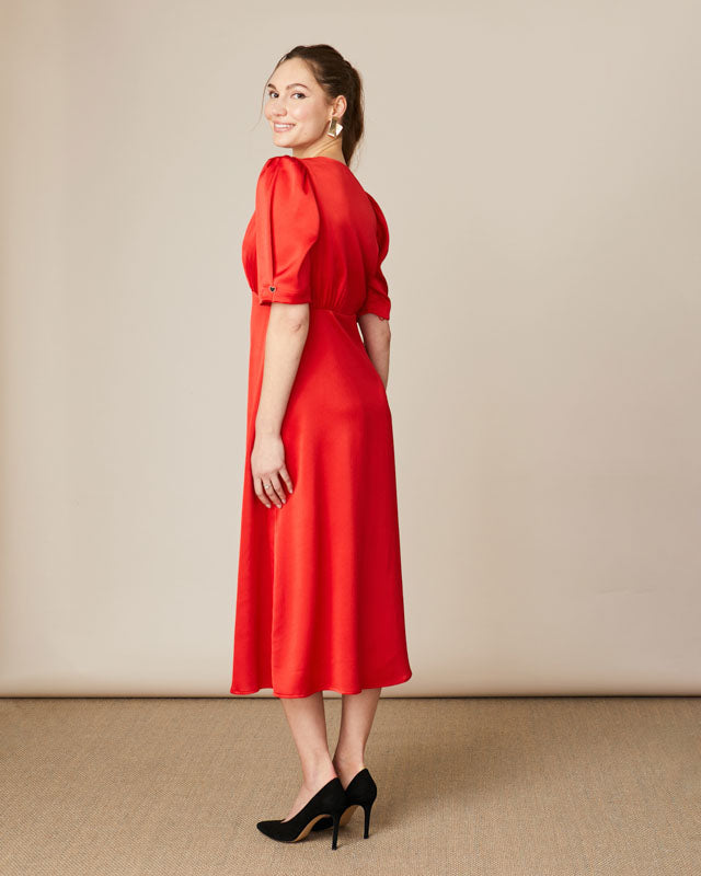 Fee G Evelyn-long dress with buttons