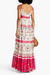 Saloni Shell Mosaic Linen Dress