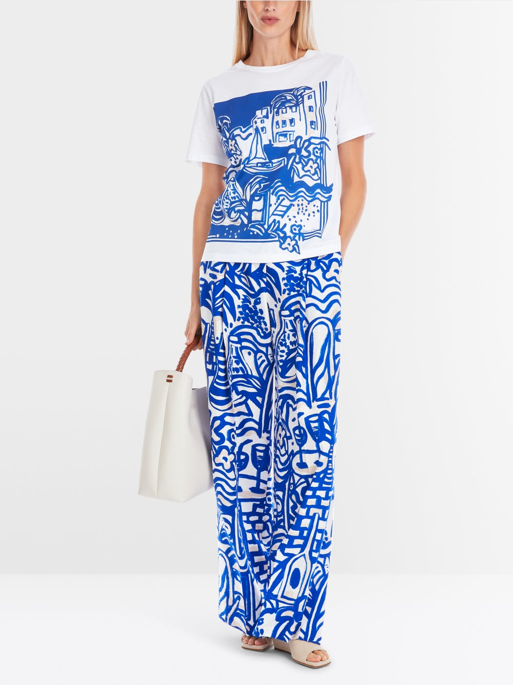 MarcCain Rethink Together printed T-shirt