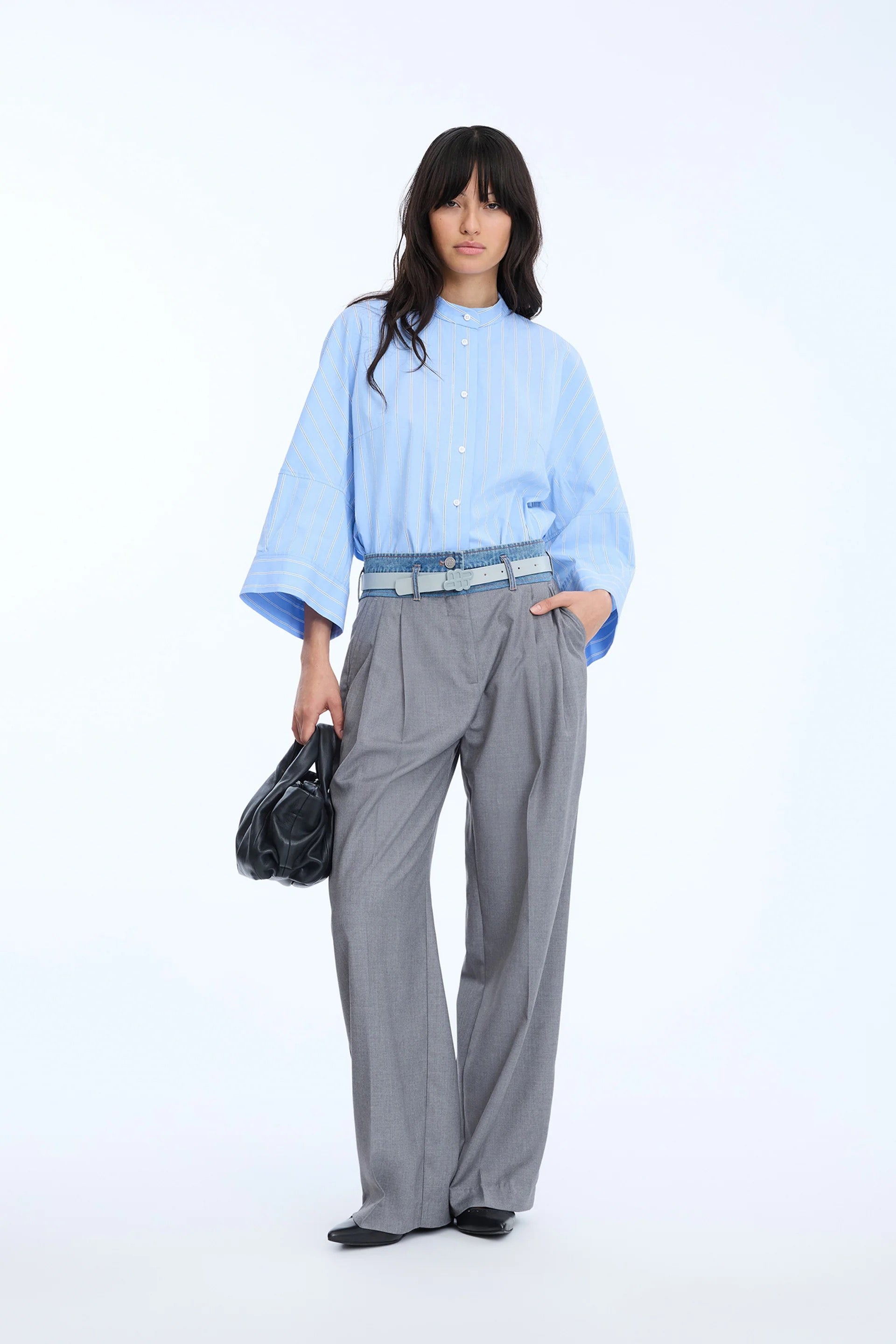 MUNTHE NEELA STRIPE BLOUSE