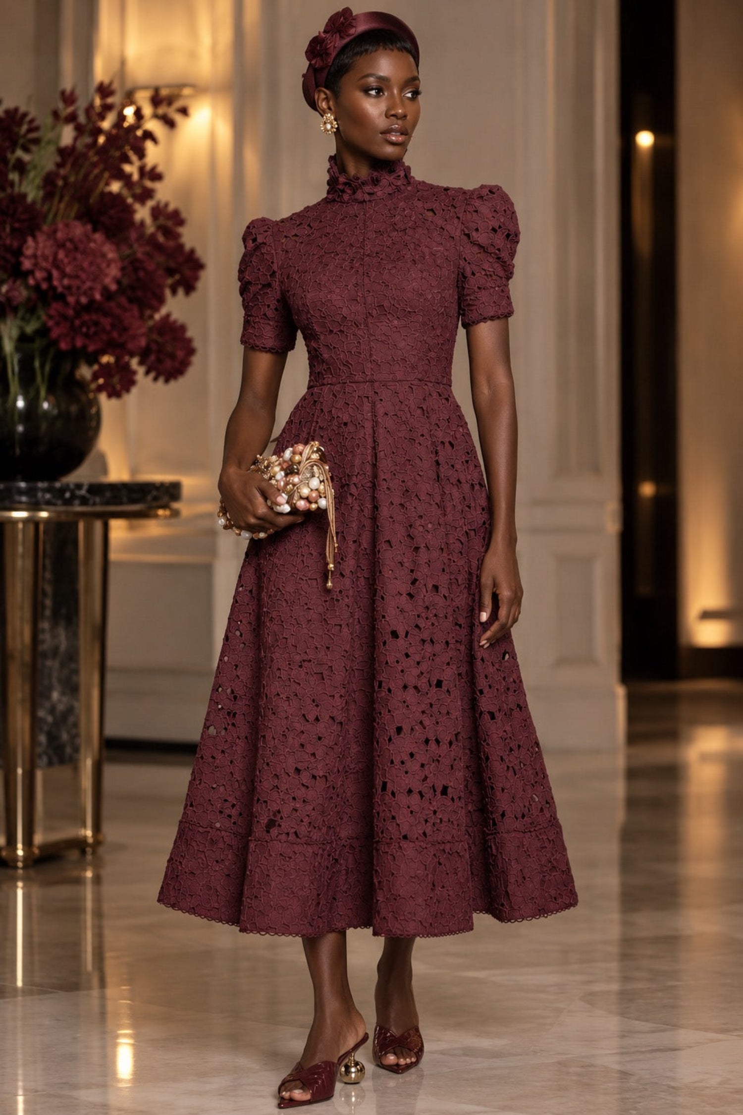 REBECCA VALLANC KITSU LACE DRESS