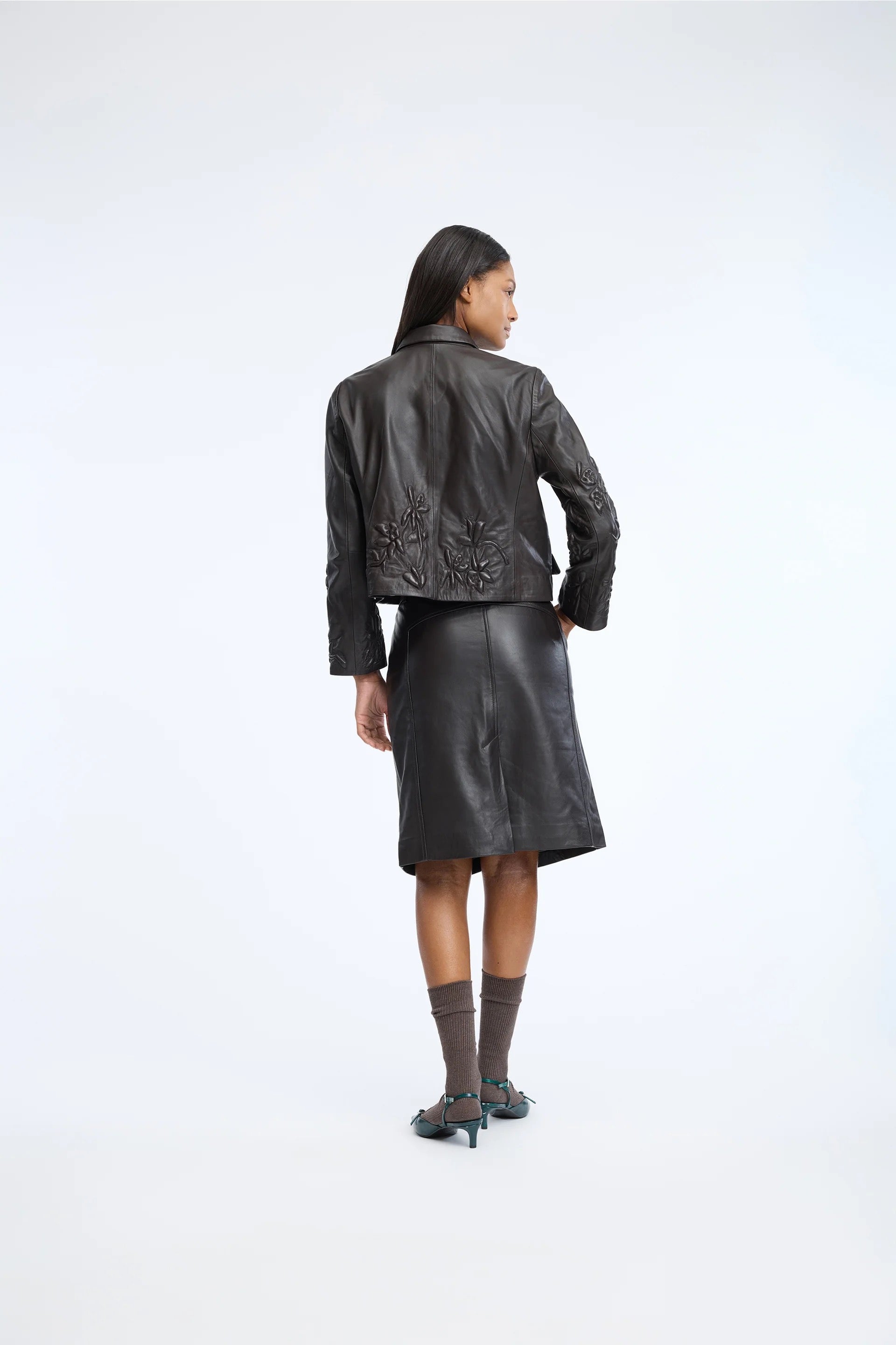 MUNTHE NOVALIE LEATHER JACKET