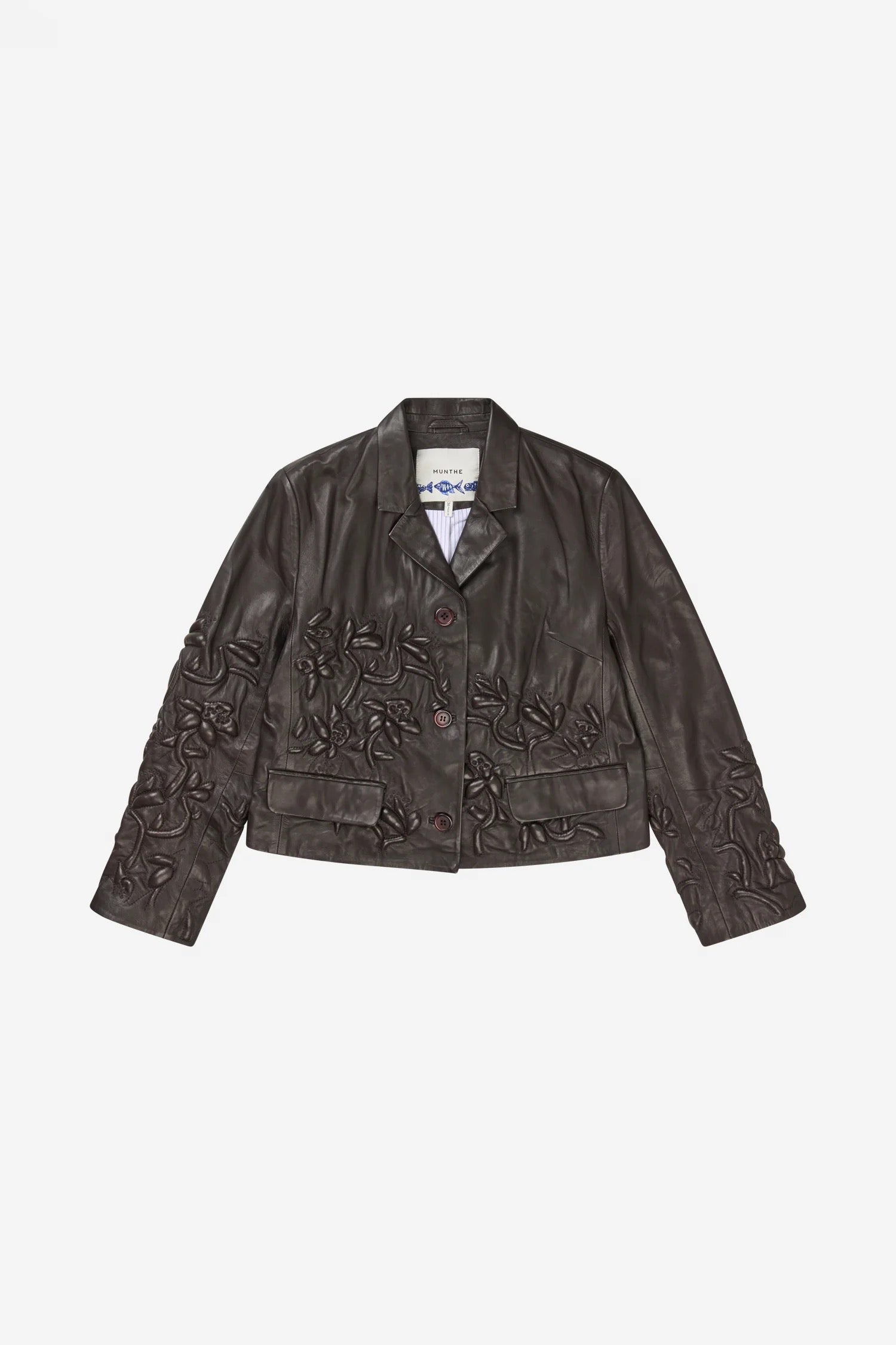 MUNTHE NOVALIE LEATHER JACKET