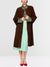 Suede look coat