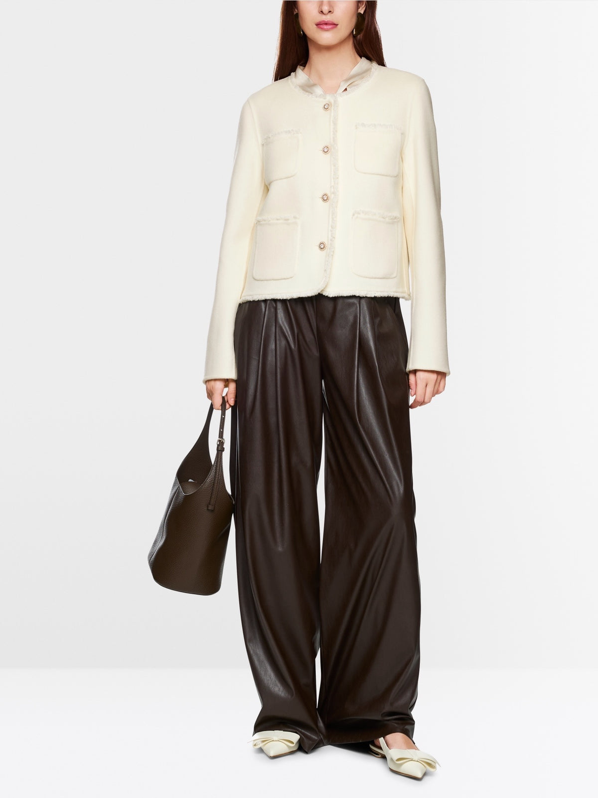 Jacket with patch pockets