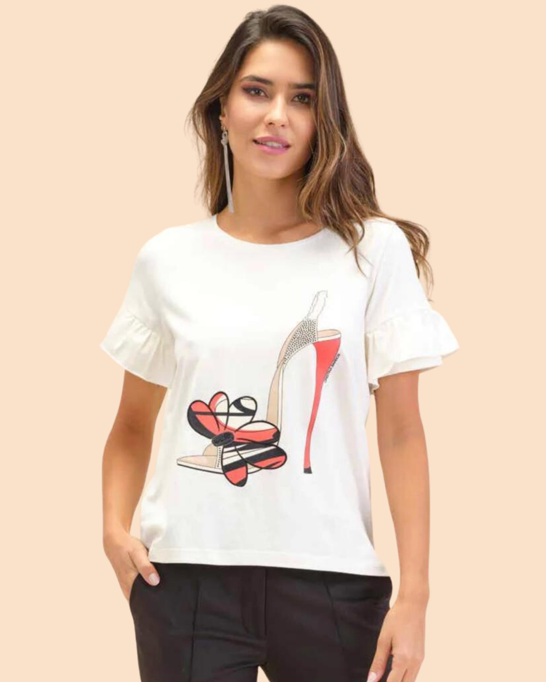 T-Shirt Cristina Barros Shoes