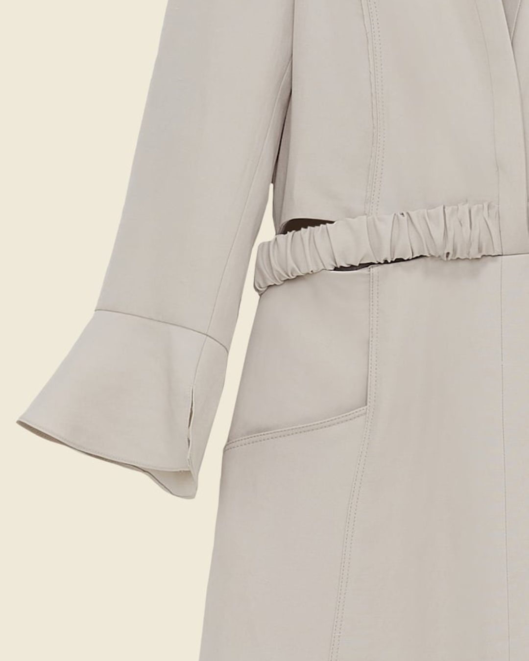 Summer Cruise Dress - soft beige