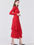 Virginia Ajore Knit Dress Scarlet