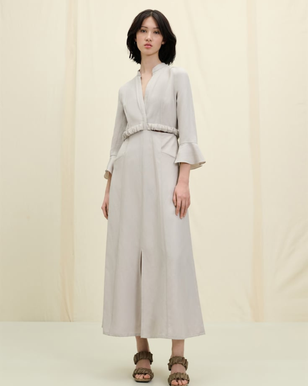 Summer Cruise Dress - soft beige